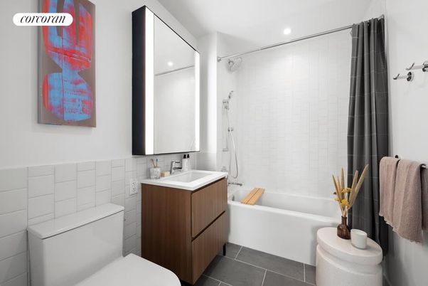 Bathroom, Interior, Recessed Lighting