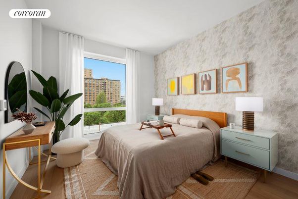 Bedroom, Interior, Wood Texture Flooring