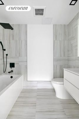 Bathroom, Interior, Marble Walls