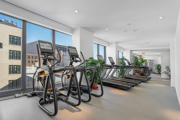 Fitness Equipment, Gym, Interior, Recessed Lighting