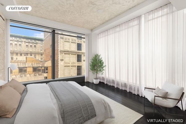 Bedroom, Interior, Wood Texture Flooring