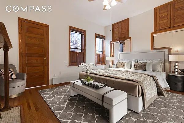 Bedroom, Interior, Wood Texture Flooring