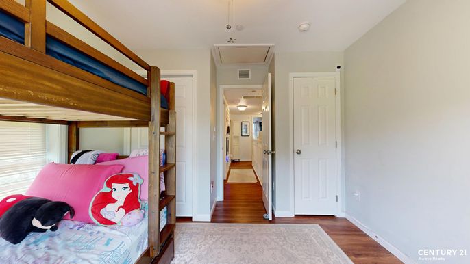 Bedroom, Interior, Wood Texture Flooring