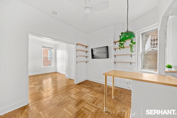 Home Office, Interior, Pendant Lights, Wood Texture Flooring