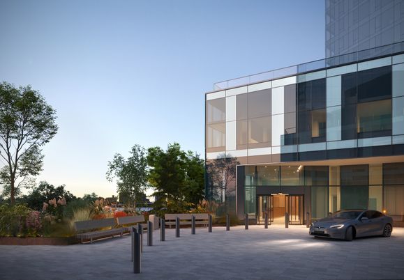 Exterior, Facade, Modern