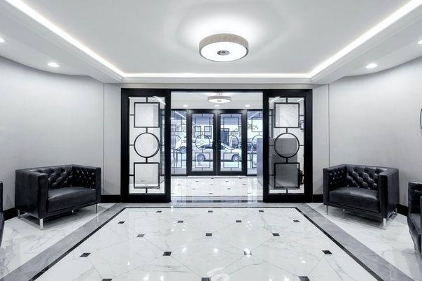 Interior, Marble, Recessed Lighting