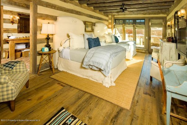 Bedroom, Interior, Wooden Beams, Wood Texture Flooring