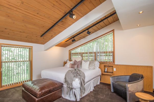 Bedroom, Interior, Recessed Lighting, Wooden Beams, Wooden Ceilings