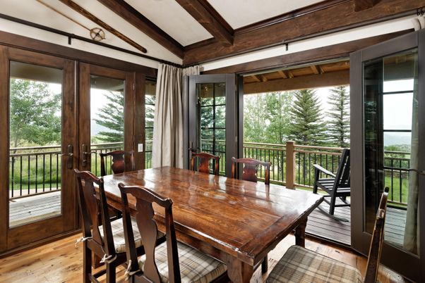 Dining room, Interior, Wooden Beams, Wood Texture Flooring