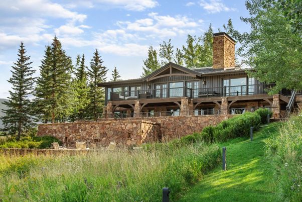 Backyard, Exterior, Facade, Log Home