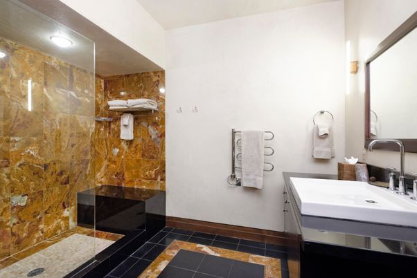 Bathroom, Glass Shower, Interior