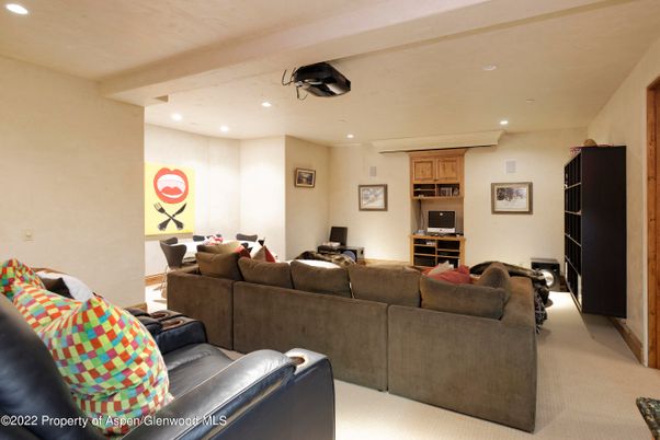 Interior, Living room, Recessed Lighting