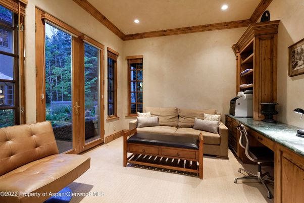 Home Office, Interior, Recessed Lighting
