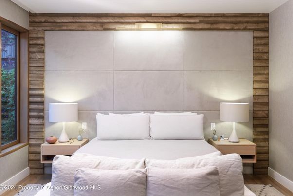 Bedroom, Interior, Wood Texture Flooring, Wooden Walls