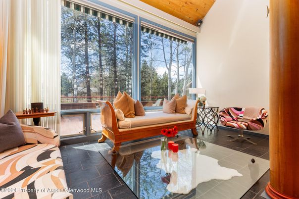 Interior, Living room, Sun Room, Wooden Ceilings