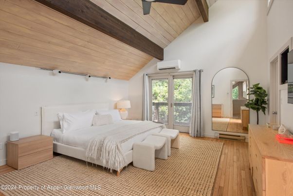 Bedroom, Interior, Wooden Beams, Wooden Ceilings, Wood Texture Flooring