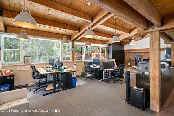 Home Office, Interior, Pendant Lights, Wooden Beams, Wooden Ceilings