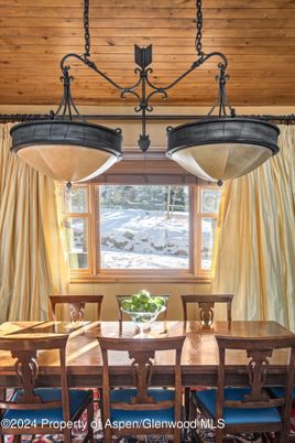 Dining room, Interior, Wooden Ceilings