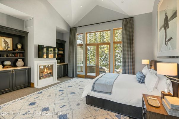 Bedroom, Fireplace, Interior, Recessed Lighting