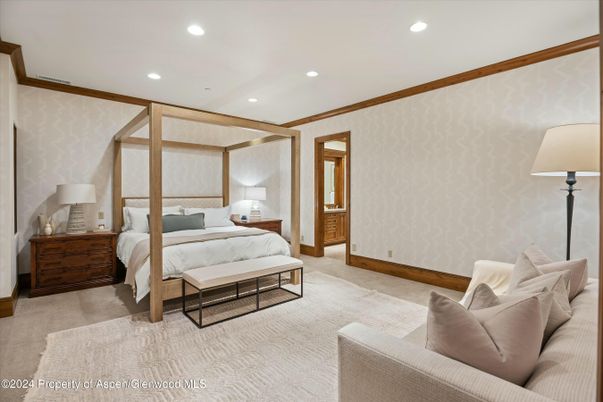 Bedroom, Interior, Recessed Lighting