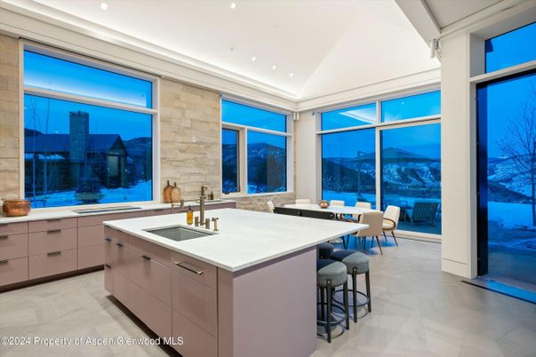 Dining room, Interior, Kitchen, Recessed Lighting