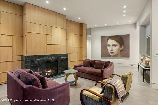 Fireplace, Interior, Living room, Recessed Lighting