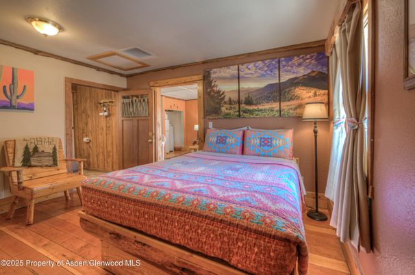 Bedroom, Interior, Wood Texture Flooring, Wooden Walls