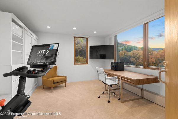 Fitness Equipment, Home Office, Interior, Recessed Lighting