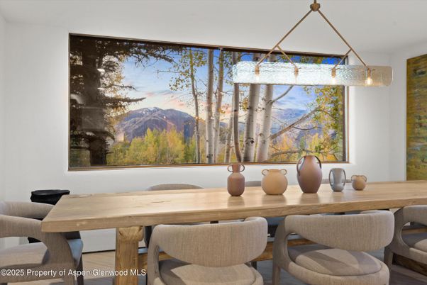 Dining room, Interior, Pendant Lights