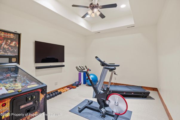 Fitness Equipment, Interior, Recessed Lighting