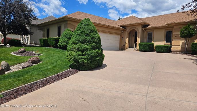 Attached, Backyard, Exterior, Facade, Mediterranean