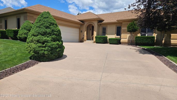 Attached, Backyard, Exterior, Facade, Mediterranean