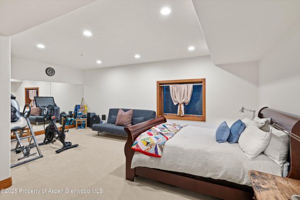 Bedroom, Fitness Equipment, Interior, Recessed Lighting