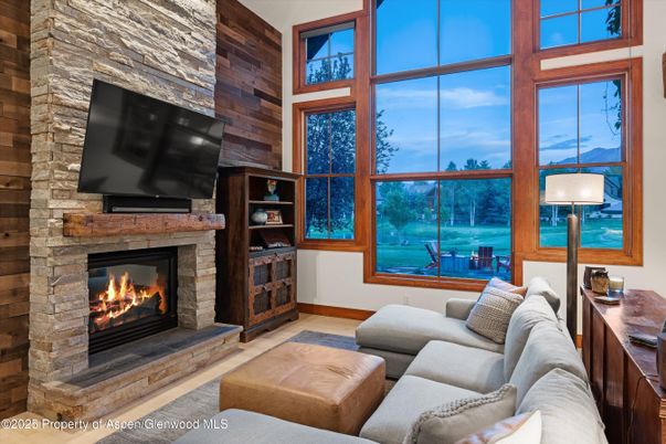 Fireplace, Interior, Living room, Stone Walls, Wooden Walls