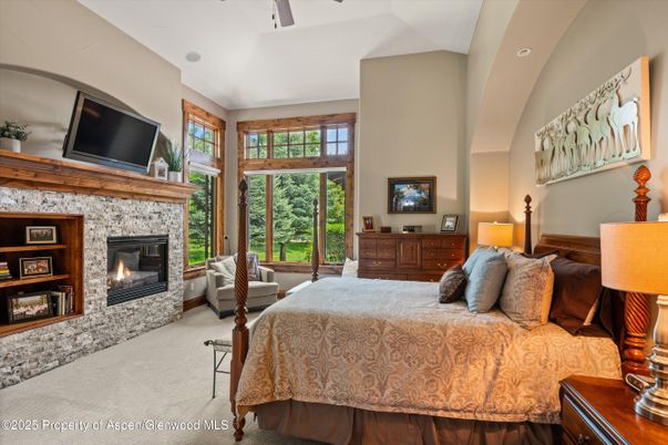 Bedroom, Fireplace, Interior, Recessed Lighting