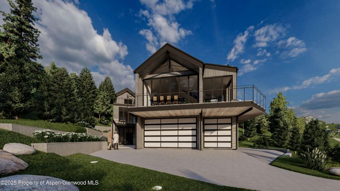 Attached, Exterior, Facade, Modern