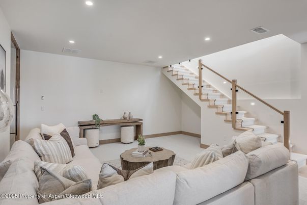 Interior, Living room, Recessed Lighting