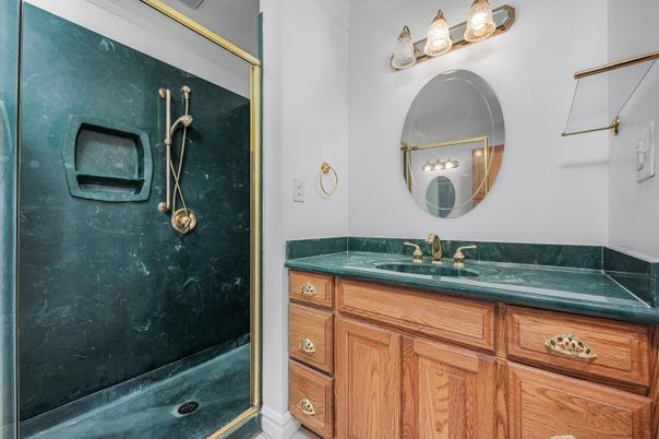 Bathroom, Glass Shower, Interior