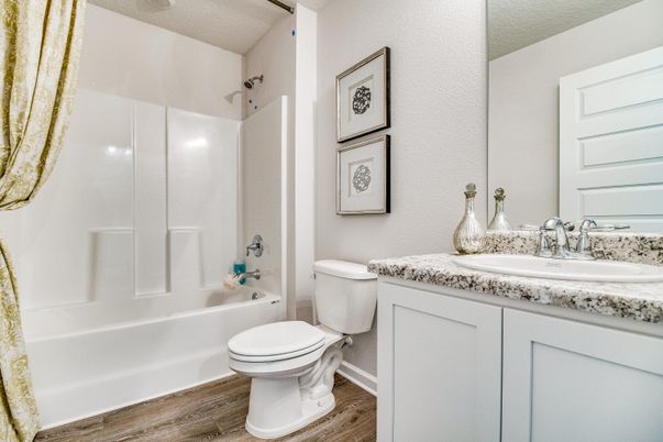 Bathroom, Interior, Wood Texture Flooring