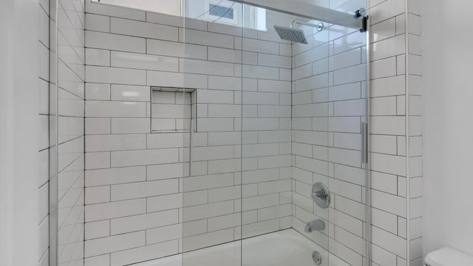 Bathroom, Glass Shower, Interior
