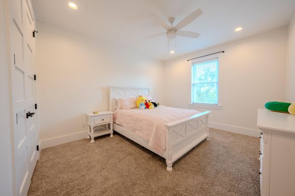 Bedroom, Interior, Recessed Lighting