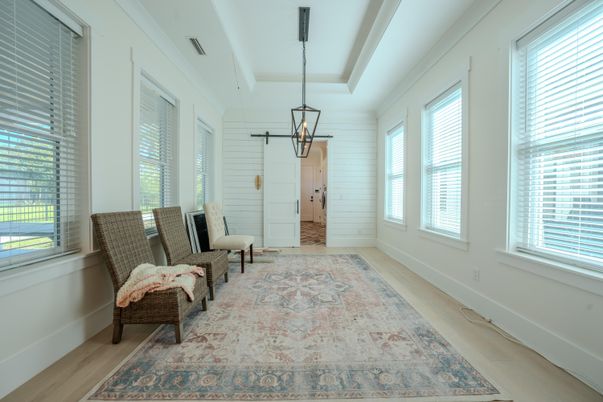 Interior, Pendant Lights, Wood Texture Flooring