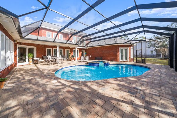 Glass Ceilings, Interior, Pool, Stone Walls, Sun Room