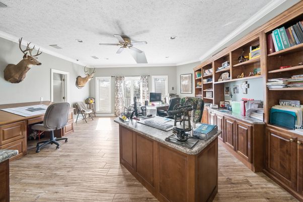 Home Office, Interior, Wood Texture Flooring