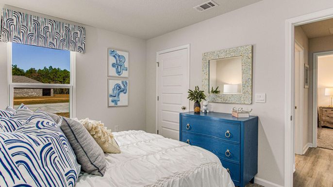 Bedroom, Interior, Wood Texture Flooring