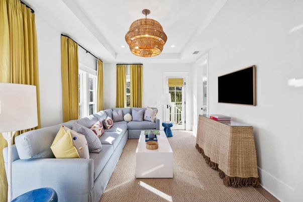 Chandelier, Interior, Living room, Recessed Lighting