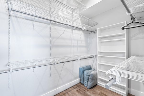Interior, Walk-in Closets, Wood Texture Flooring