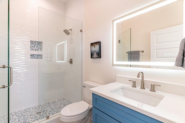Bathroom, Glass Shower, Interior