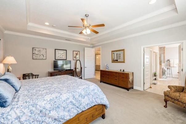 Bedroom, Interior, Recessed Lighting
