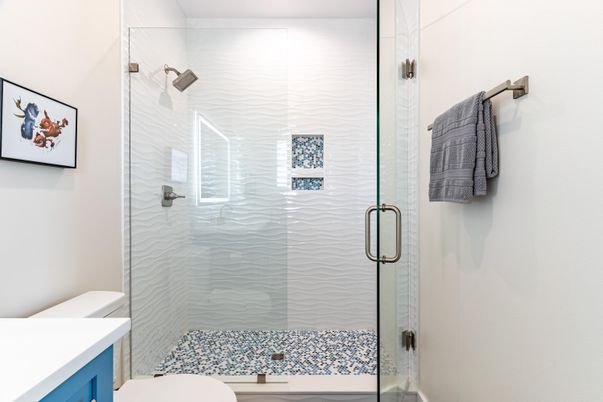 Bathroom, Glass Shower, Interior